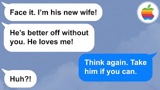 【Apple】She's delusional and creepy. She even tried to sleep with my husband. I made sure she won't!