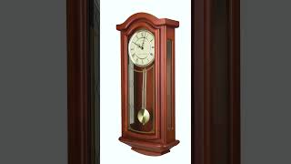 Seiko Clocks | QXH118B Pendulum Clock in a Rich Alder Wood Case