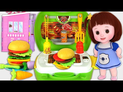 Baby Doli and grill cooking