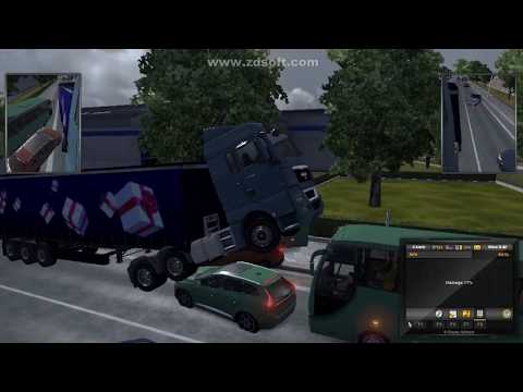Eurotruck simulator 2 part...4 | dengerous scene car on the truck