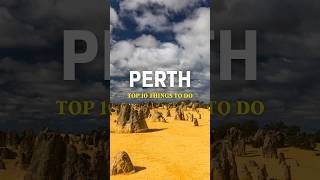 Top 10 Things to do in Perth, Australia #travel #shorts #perth #australia