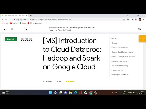 Introduction to Cloud Dataproc Hadoop and Spark on Google Cloud | Qwiklabs