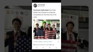 The American math team  that beat the Chinese math team