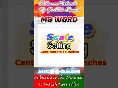 Ruler Measurement Units In Ms Word | #trendingshorts #trendingvideo #shorts #sorts #ytshorts