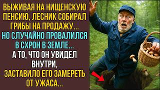 Собирая грибы, лесник провалился в схрон под землёй... Увиденное внутри шокировало! СЛУШАТЬ ИСТОРИИ