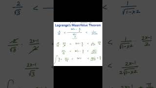Lagrange's Mean Value Theorem #maths #higherengineeringmathematics #bscmaths