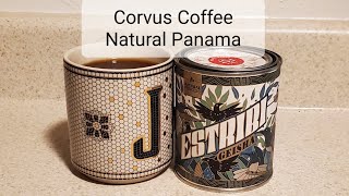 Corvus Coffee Review (Denver, CO)- Natural Panama Geisha Estribi
