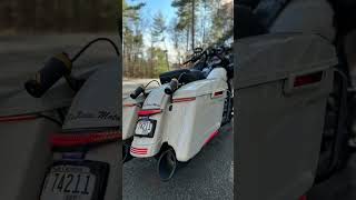 When your bike is LIT with Ciro Bag Blades, Latitude Tail Light & Machete Lights 🔥 #ciro3d #biker