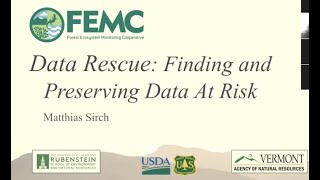 Data Rescue Webinar 5/4/2020