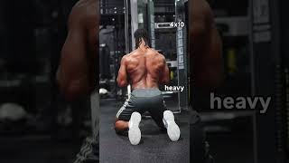 4 back Exercises for Strength and definition. #shortvideo #motivation #bodybuildingmotivation