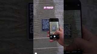 3D printed QR code vs real QR code
