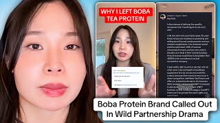 TikToker Calls Out Boba Protein Owner After Wild Partnership Dispute