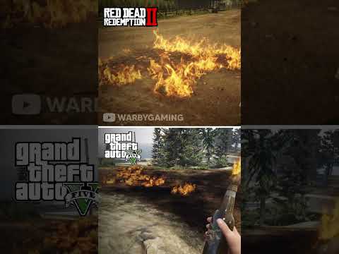 RDR2 vs GTA 5 | Fire Physics