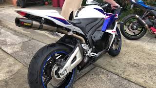 Akrapovic Exhaust on CBR600RR