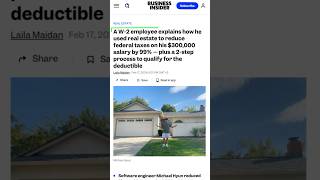 How to reduce your taxes as a W-2 employee #taxes #taxtips