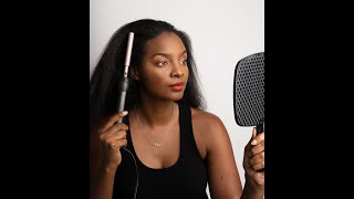 Hot and Hotter Ceramic Pressing Comb- how to straighten and smooth hair!
