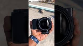 ND Filter for Sony ZV e10 Part 2 #shorts #ndfilter #sonyzve10 #shortsfeed