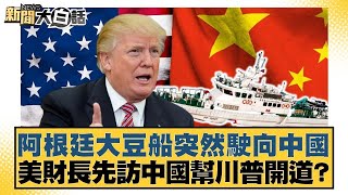 阿根廷大豆船突然駛向中國 美財長先訪中國幫川普開道？【#新聞大白話】20250708 11｜#邱毅 #賴岳謙 #姜保真 @tvbstalk
