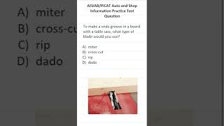 ASVAB/PiCAT Automotive and Shop Info Practice Test Question #acetheasvab  with #grammarhero