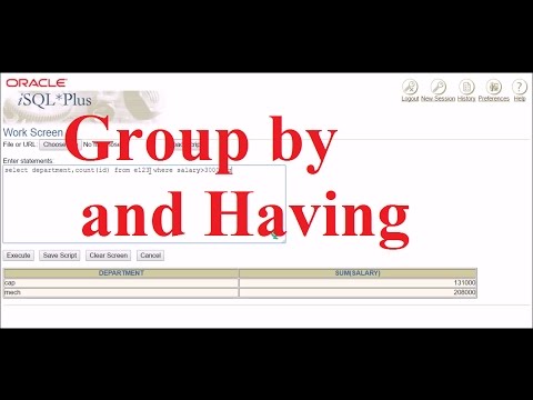 group by and having clause explanation with examples[english]