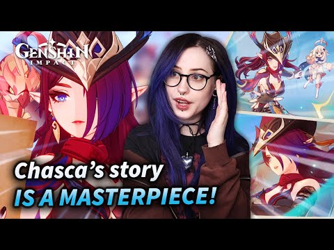 THIS WAS UNEXPECTED! Chasca Story Quest REACTION | Genshin Impact 5.2