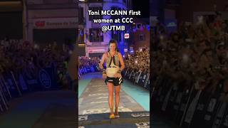 TONI MCCANN first women #CCC @ UTMB Finals #ultrarunning #trailrunning