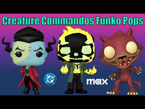 Creature Commandos Funko Pops