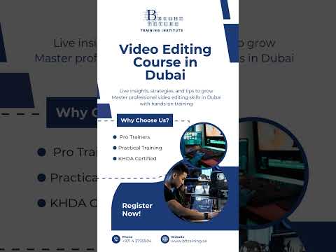 Become a Pro Editor Dubaihttps://bftraining.ae/courses/video-editing-course-in-dubai/