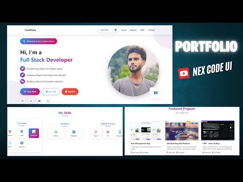 🚀 Modern Portfolio Website | Fully Responsive & Animated | HTML, CSS, JavaScript