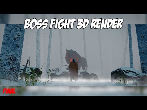 Boss Fight 3d Render Challenge Final.