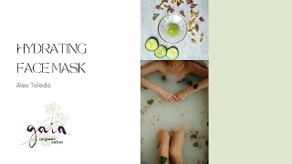 Hydrating gel cucumber mask