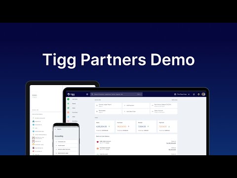 Tigg full demonstration for finance professionals