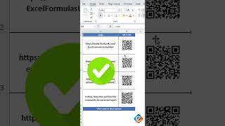 Excel Superpower: Generating QR Codes from Cell Data 📊🔗 #excel #qrcode #inventorymanagement