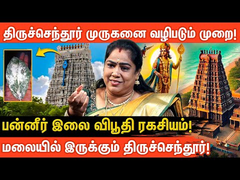 திருச்செந்தூரில் சந்தன மலை ரகசியம்! | பன்னீர் இலை விபூதி | Tiruchendur |Murugan #Aanmeegaglitz