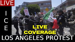 LOS ANGELES ICE IMMIGRATION PROTEST DOWNTOWN FEDERAL DETENTION CENTER   7/24/2025