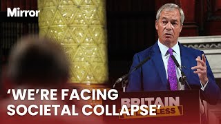 IN FULL: Nigel Farage SLAMS the state of the UK as he launches new campaign