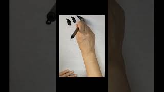 Japanese calligraphy！Erase "war" and write "peace". #Shorts
