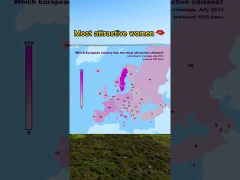 Most attractive women🫦 #shorts #funny #viral #country #geography #memes #map #europe #world