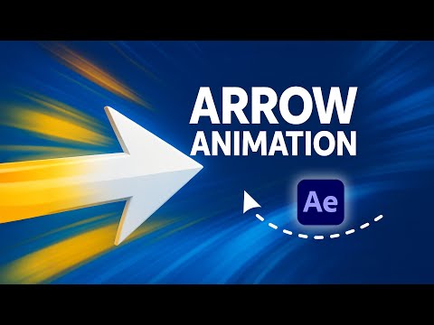 How to Make a Glowing Arrow Animation in After Effects | Step-by-Step Tutorial
