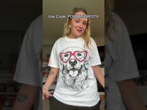 Make sure to use my link to get the discount! TT: emma.ry 🫶🏻 #oversizedtee #dogs #graphictees