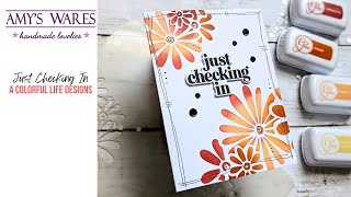Take the guesswork out of your design! AMAZING NEW STENCIL! Just Checking In!