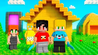 Passamos a Noite no Mundo Lego com os Amigos no Minecraft!