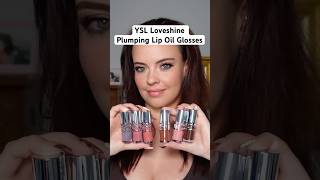 YSL Beauty Loveshine Lip Oil Glosses #swatches #yslbeauty #lipoil #lipgloss #makeup #beauty