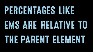 Designers Learn Code: Percentages