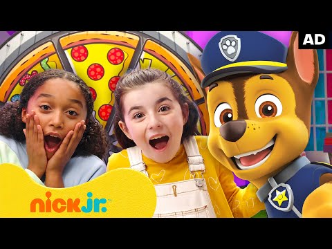 Spin the Pizza Wheel! w/ PAW Patrol & Chuck E. Cheese 🍕 | Nick Jr.