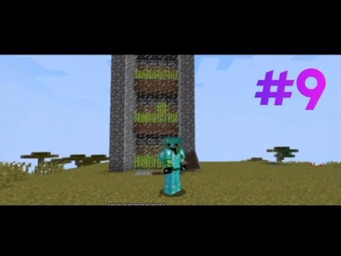 Making sugarcane farm for getting rich in minecraft #9