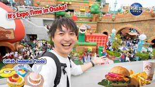 Osaka Expo Time! Eat until I can’t eat in USJ Spring Seasonal Foods, and Special Burger Ep.566