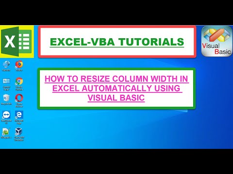 Excel VBA: Column Autofit Automatically Resize Column Width Using Visual Basic