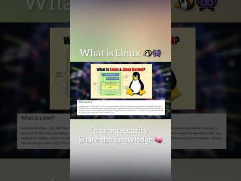 What is Linux in cybersecurity? #asymmetricencryption #crypto #cybersecure #cybersecuirty #hackers