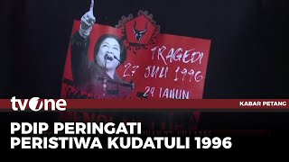 Kader PDIP Tabur Bunga di TKP Kantor DPP PDIP Menteng | Kabar Petang tvOne